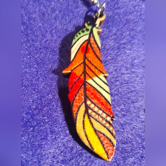 🪶 Feather Earrings - Picture 3 of 3